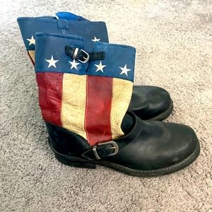 American Flag Boots